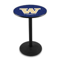 Black Wrinkle 42 inch Pub Table Z355