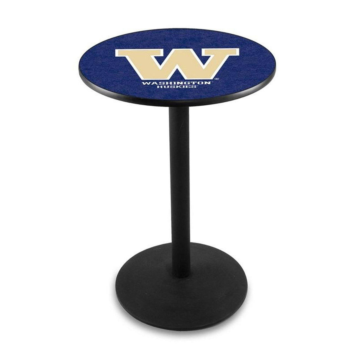 Black Wrinkle 42 inch Pub Table Z355