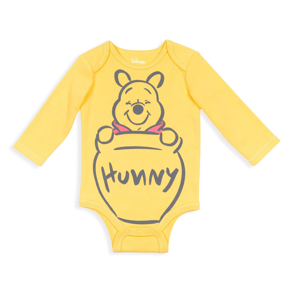Multicolored 5 Pack Long Sleeve Bodysuits 12 Months F171054