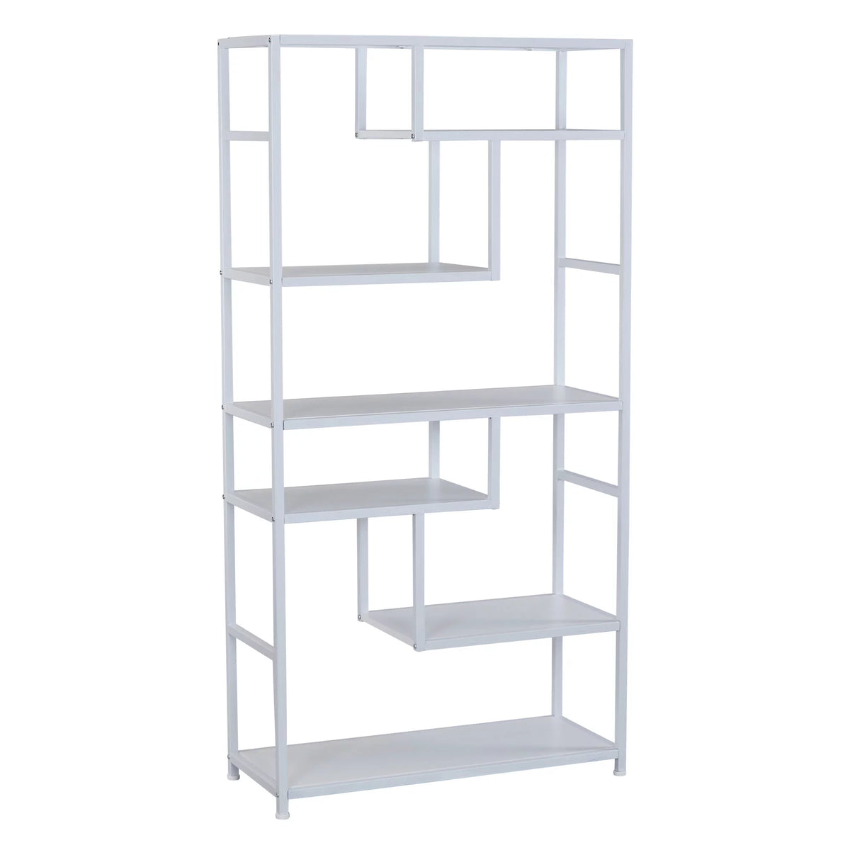 6 Tier 65" Tall Etagere Bookcase A67900