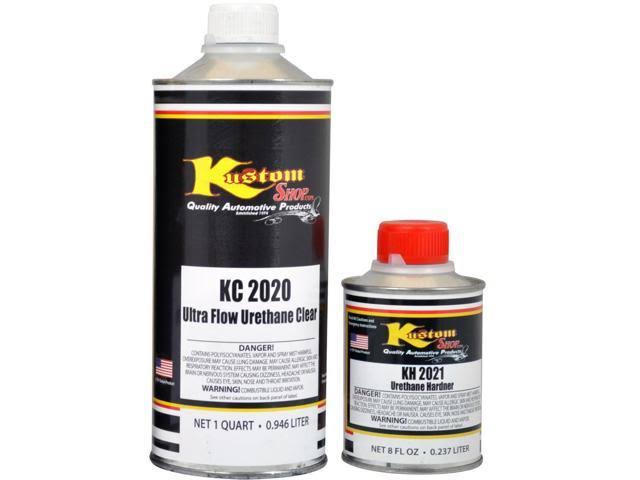 Silver Blue Metallic Low VOC Urethane Basecoat Clearcoat Car Paint Quart Kit B840248