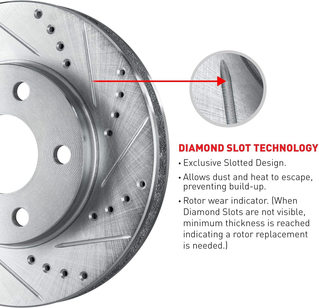 Semi Metallic Brake Pads and Rotors Kit P4237