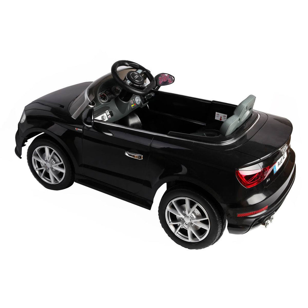 12 V Black Kids Ride on Car with RC W559885