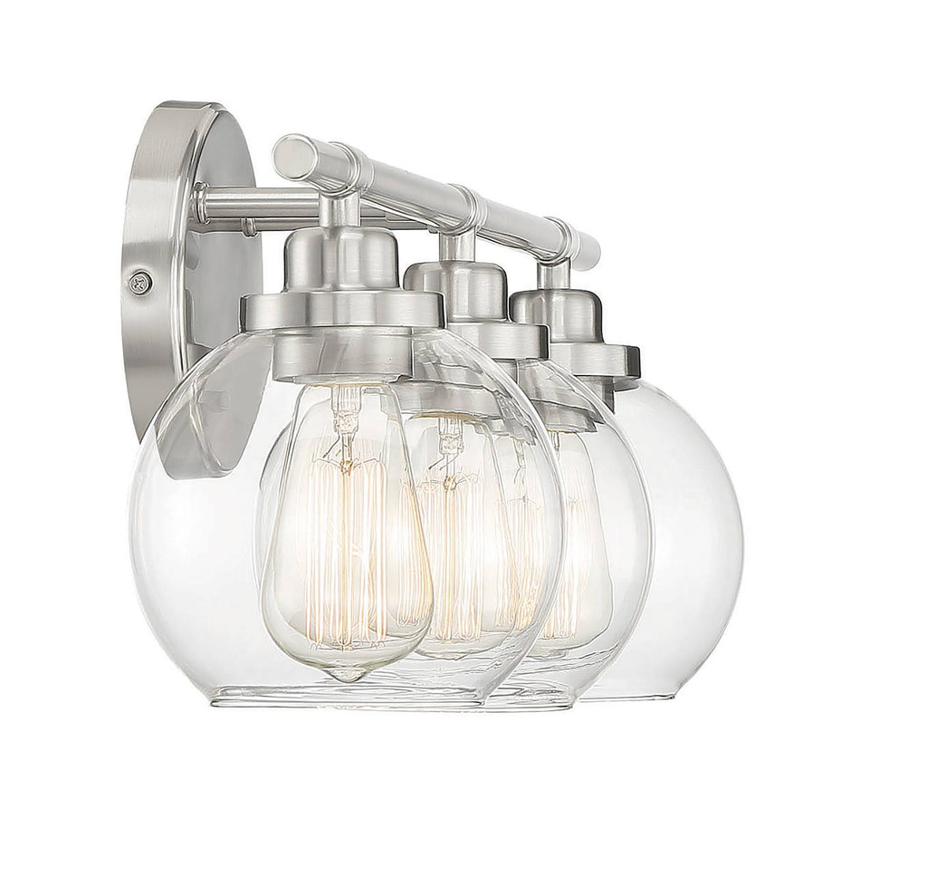 Satin Nickel 3 Light Bath G90343