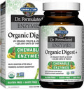 Organic Digestive Enzymes with Papain, Bromelain, Lipase, 90 Chewables H564