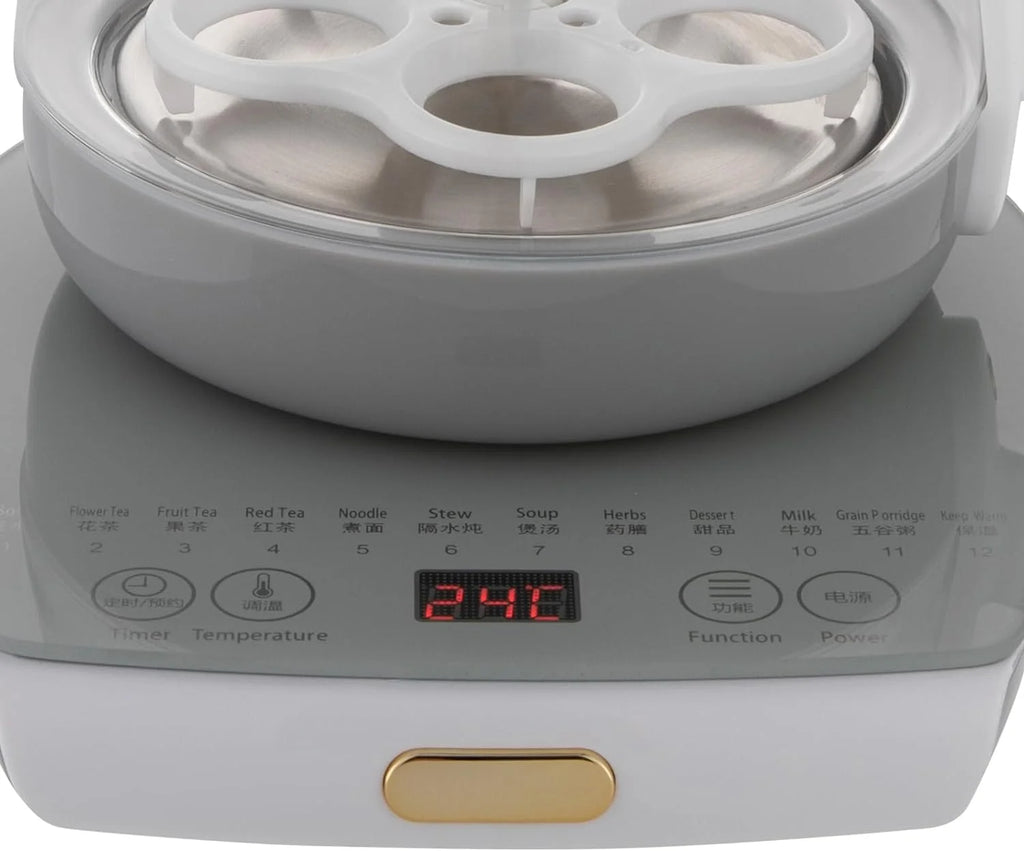 1.8L Electric Glass Tea Kettle with Temperature Control T209396