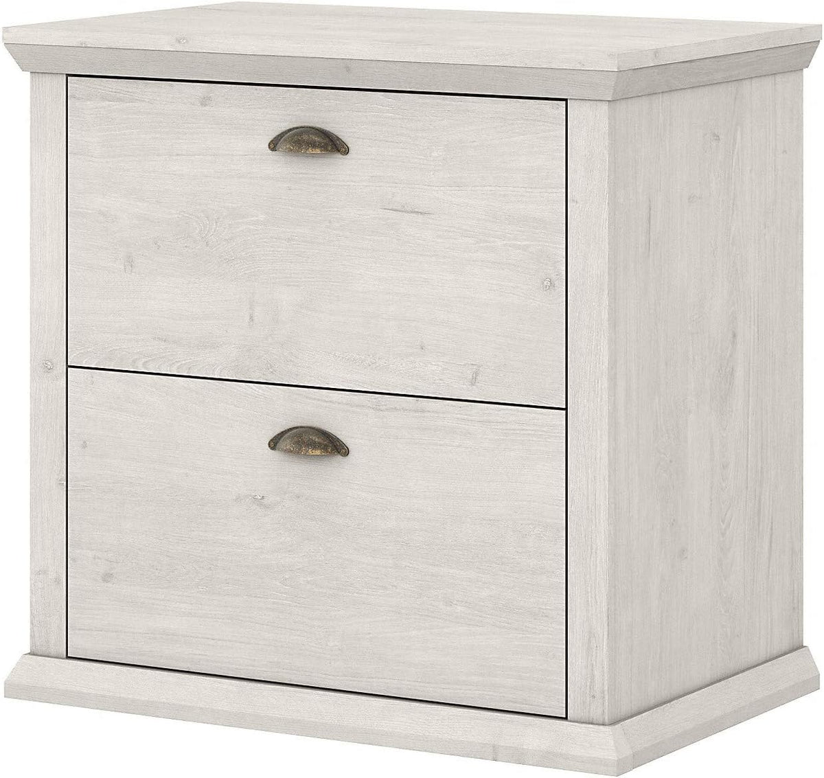 White Oak 2 Drawer Lateral File Cabinet B203