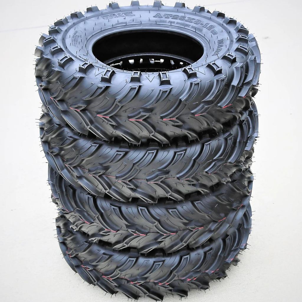 25x10-12 6 Ply Mud ATV UTV Tires R1153