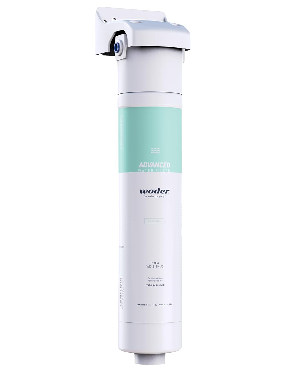 Refrigerator Water Filter with 1/4 Built-in John Guest Fittings U992944