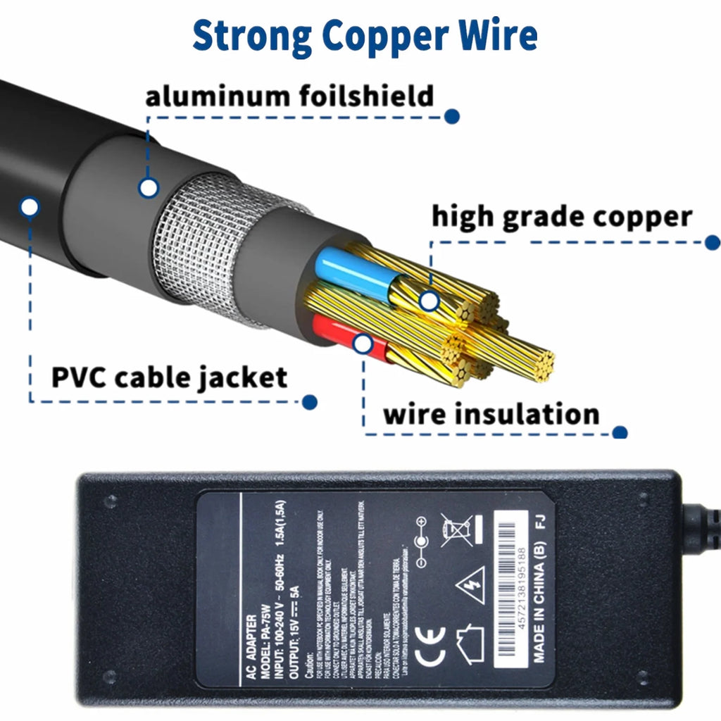Compatible AC / DC Adapter Replacement 12V DC Power Supply Cord Cable Charger K9185