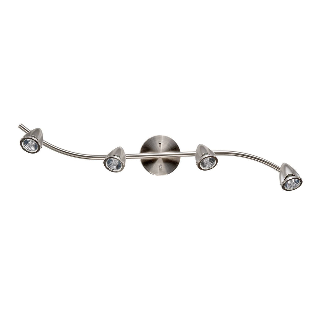 4-Light Track Light Satin Nickel V34730