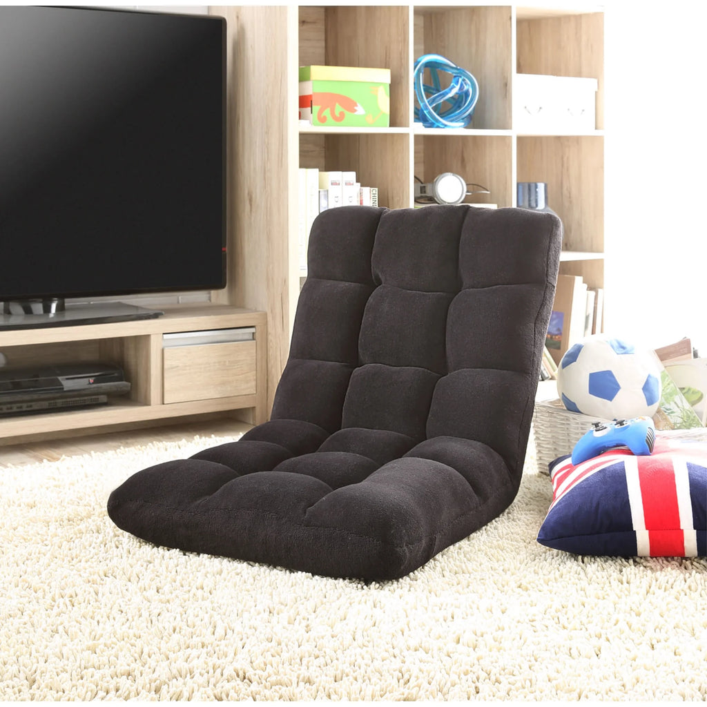 Black Microplush Recliner Chair R73324