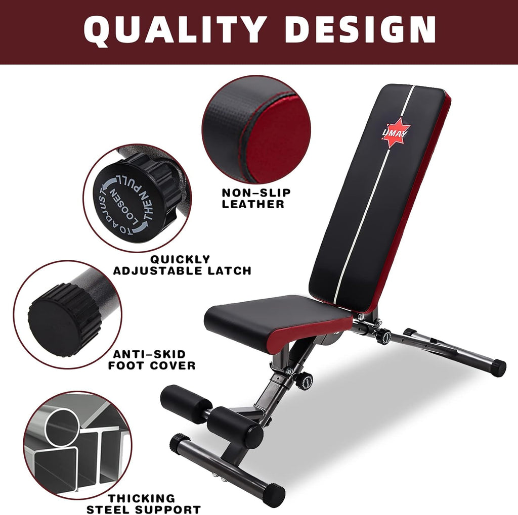 Adjustable Incline Decline Utility Exercise Bench I151234