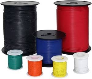Blue 14 Gauge 2500 ft Hookup Wire U9337