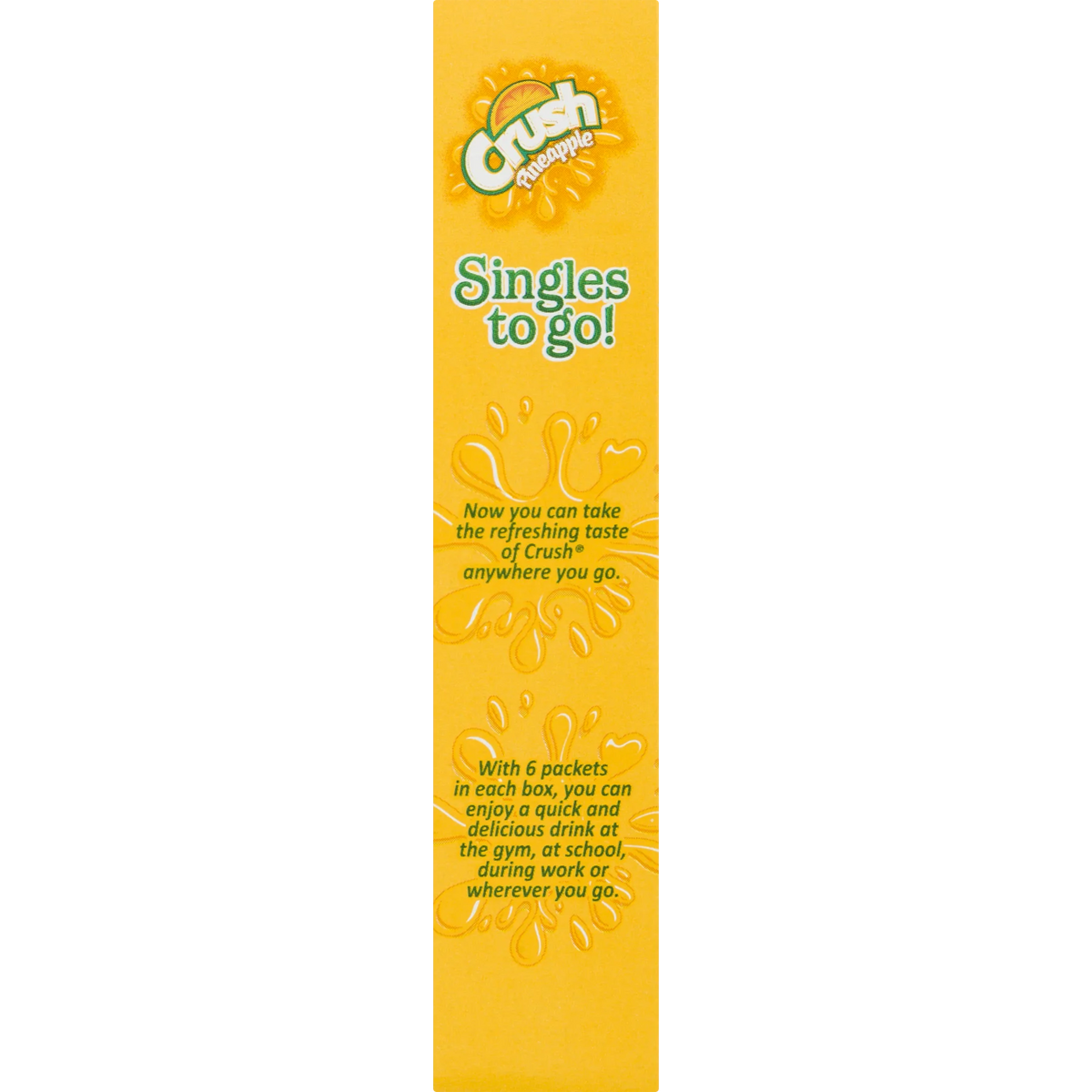 Pineapple Drink Mix, 0.45 Oz., 6 Packets X530