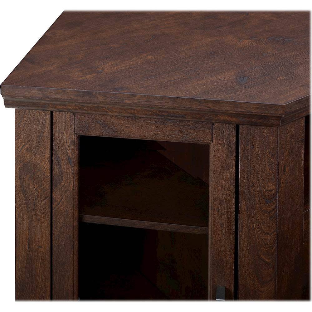 Brown Fireplace TV Console W8611
