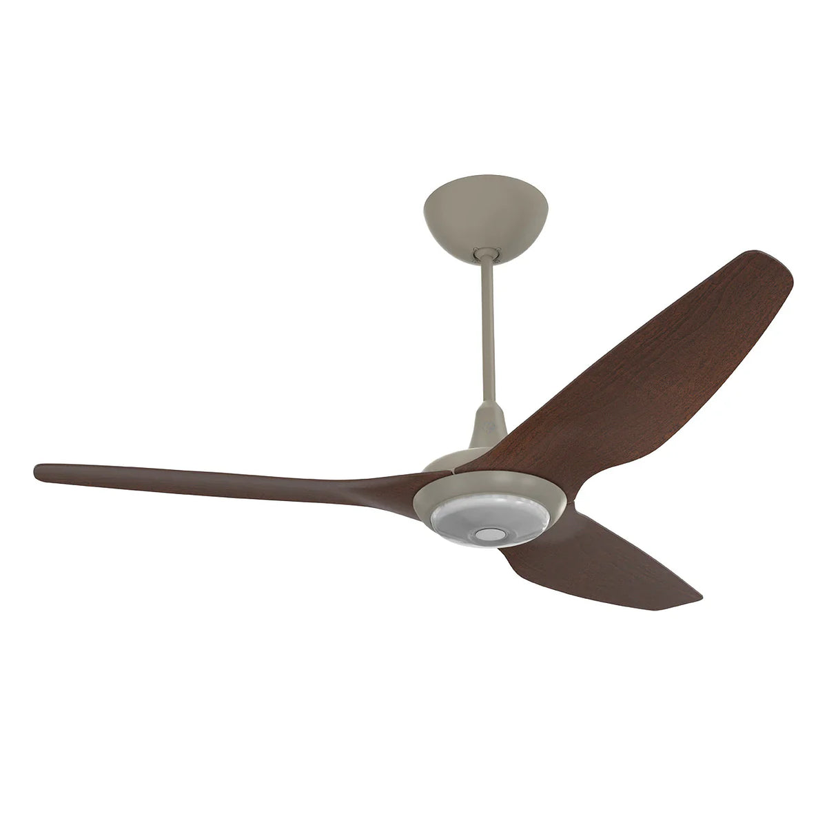 60 Ceiling Fan with Cocoa Aluminum Blades and Satin Nickel Finish E385