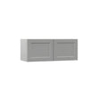 Assembled 30x12x12 in. Wall Bridge Kitchen Cabinet in Heron Gray S715889
