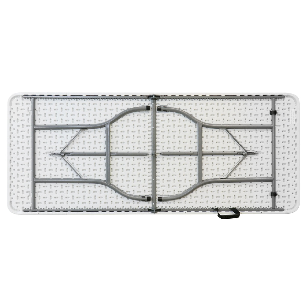 White Plastic Folding Dinner Table X2866