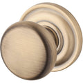 Round Passage Knobset with Traditional Round Rose W4195