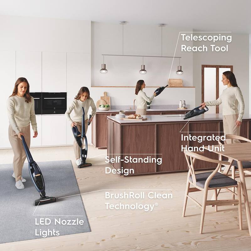 Indigo Blue Cordless Stick Vacuum Y9279