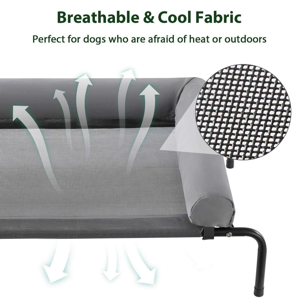 Large Elevated Cooling Dog Bed L121