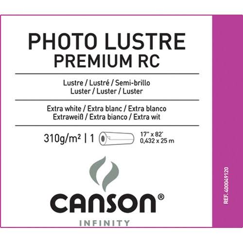 Photo Lustre Premium RC Paper 17x22 82 Roll Q60272