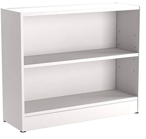 White 2 Shelf Bookcase Set of 2 J176