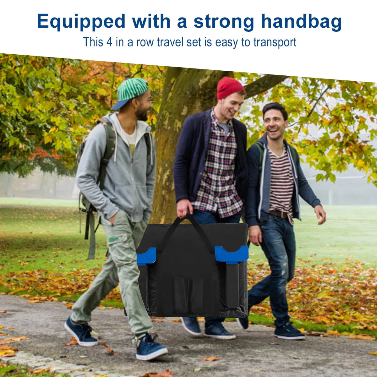 4 In A Row Game Wood Board with Carrying Bag Q7623