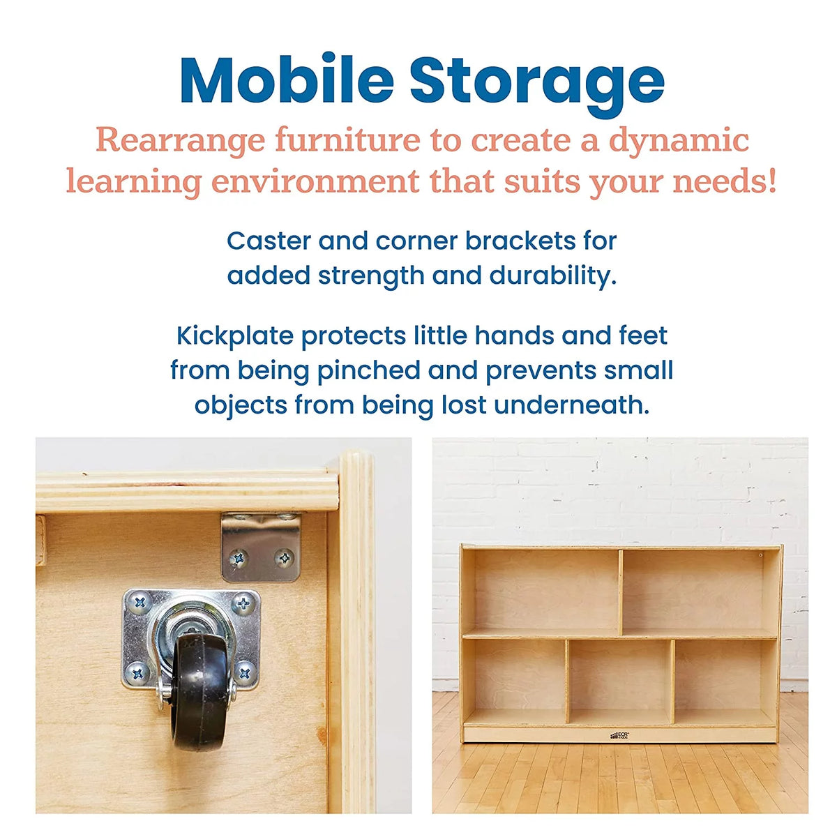 5-Compartment Mobile Storage Cabinet X919
