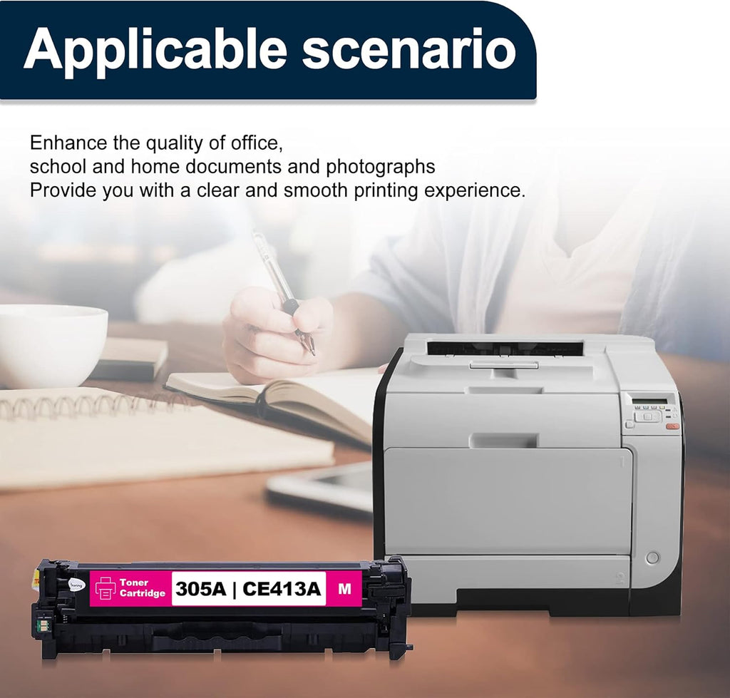 305A CE413A Remanufactured Toner Cartridge 3 Pack Y86146