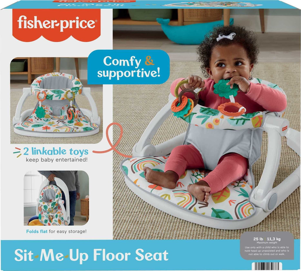 Portable Infant Floor Seat with 2 Toys I6951