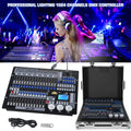 DJ Lighting Controller with Flightcase, Grand Console DMX and MIDI Operator 1024 Channel I610