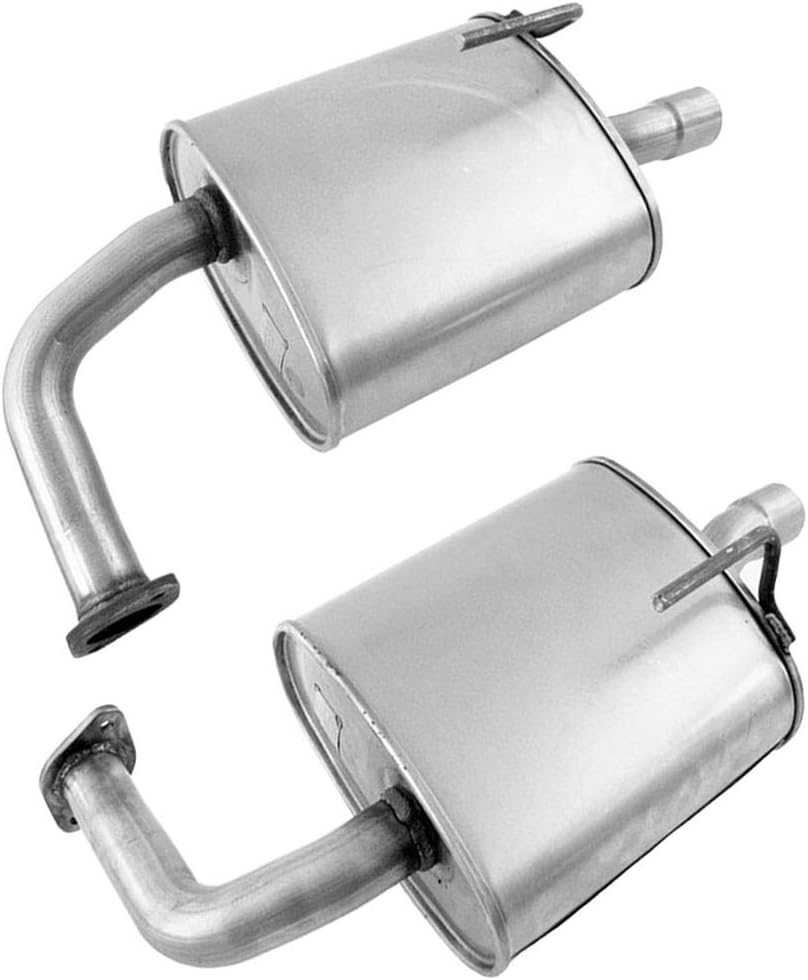 Resonator Pipe Mufflers Exhaust System Kit Y5435