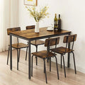 3 Pieces 2-Tier Round Pub Bistro Table and PU Upholstery Stools with Backrest F121