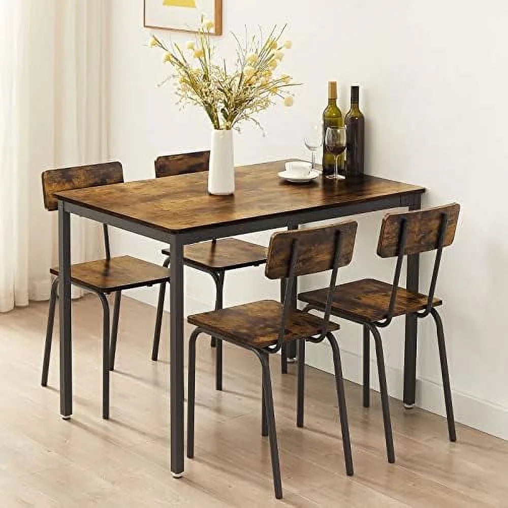 3 Pieces 2-Tier Round Pub Bistro Table and PU Upholstery Stools with Backrest F121