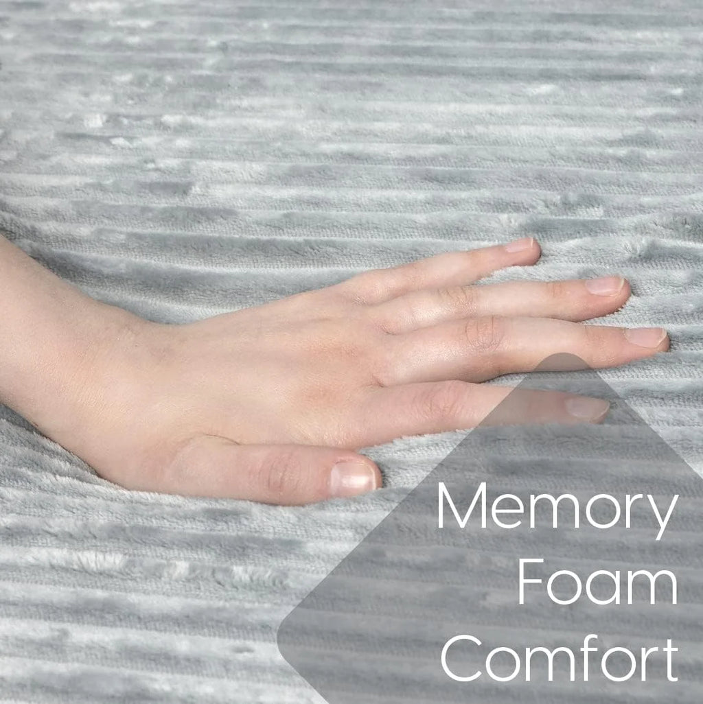 Tri Folding Memory Foam Sofa Mattress with Washable Cover, Twin Size E424