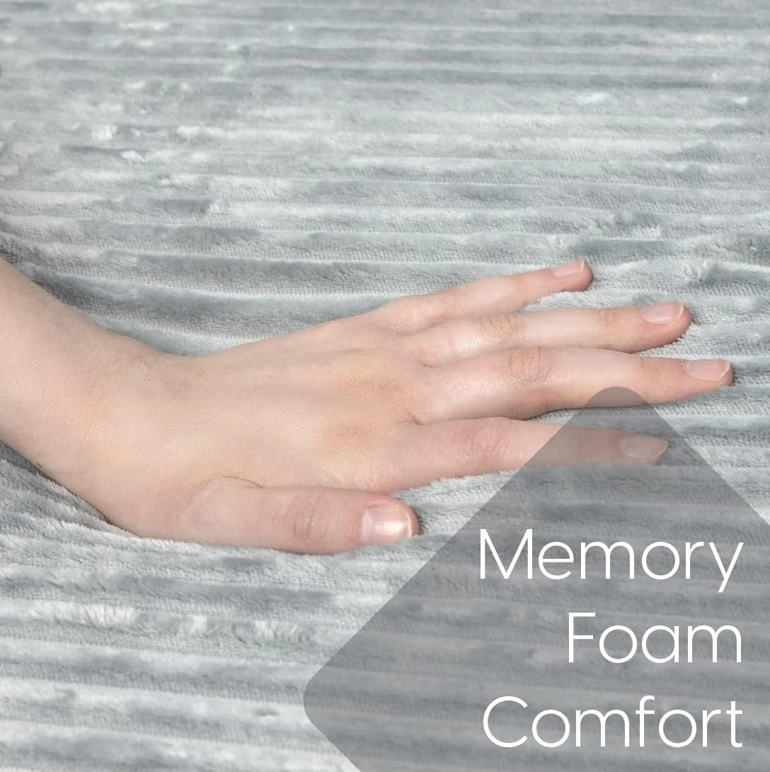 Tri Folding Memory Foam Sofa Mattress with Washable Cover, Twin Size E424