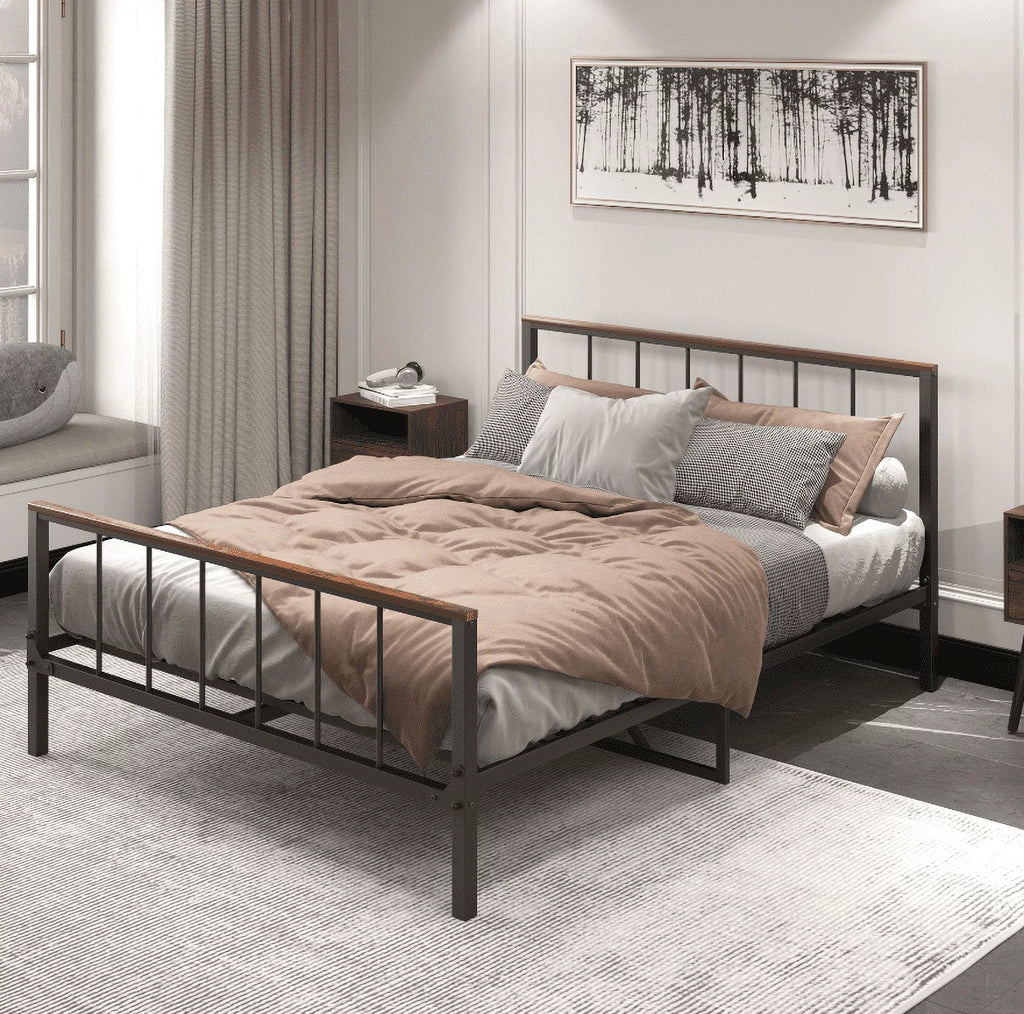 Queen Metal Platform Bed G941