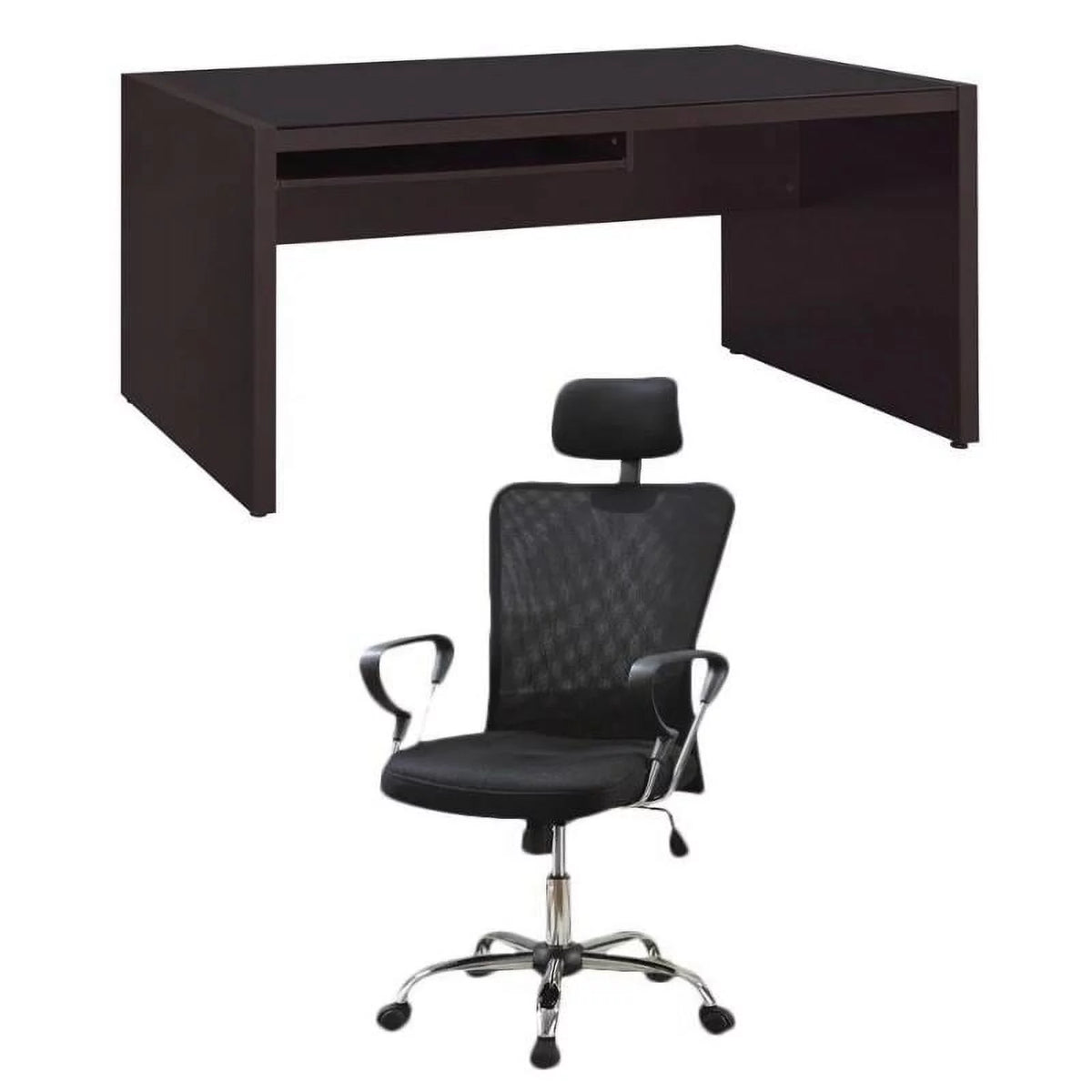 2 Piece Computer Desk and Office Chair Furniture Set V30868