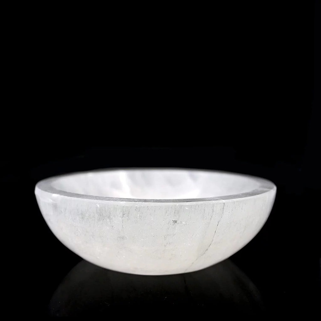 6 inch Selenite Crystal Bowl F939