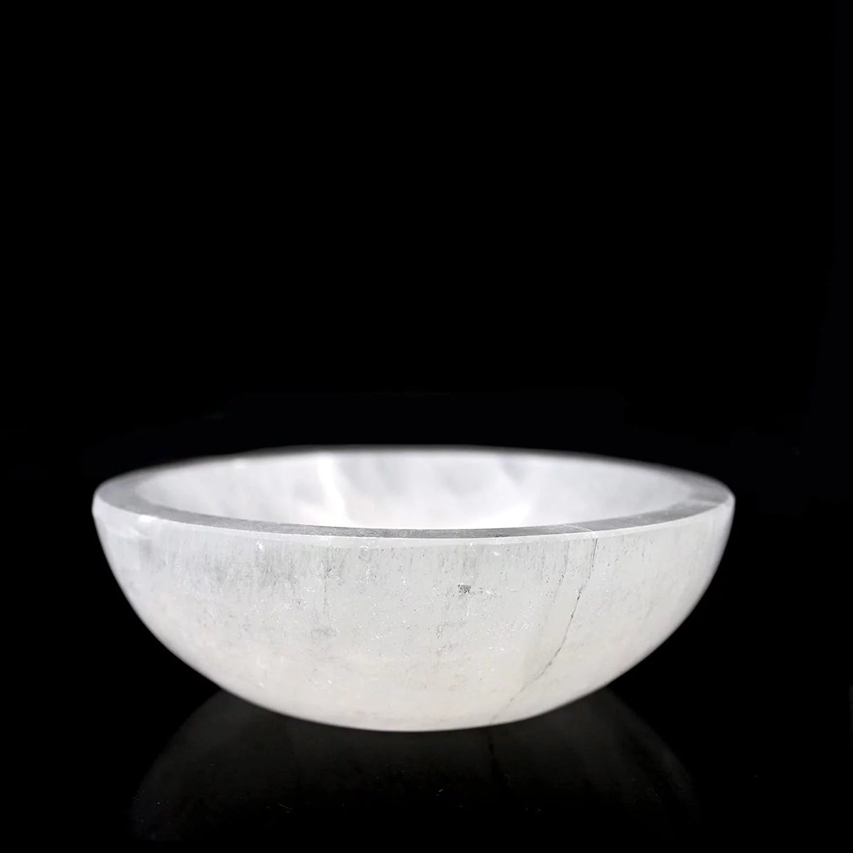 6 inch Selenite Crystal Bowl F939