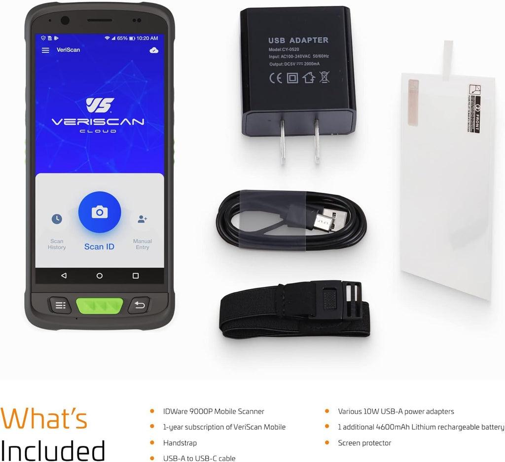 ID & Passport Scanner with Mobile Software A1607
