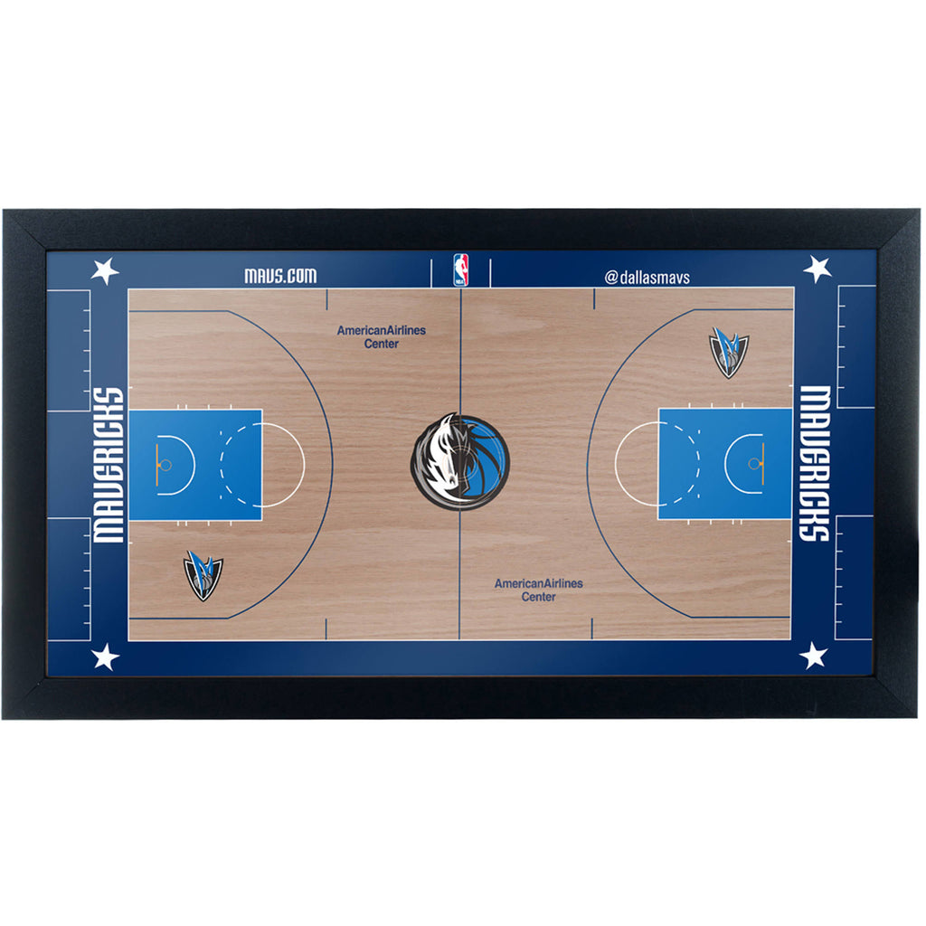 NBA Court Framed Plaque W8598