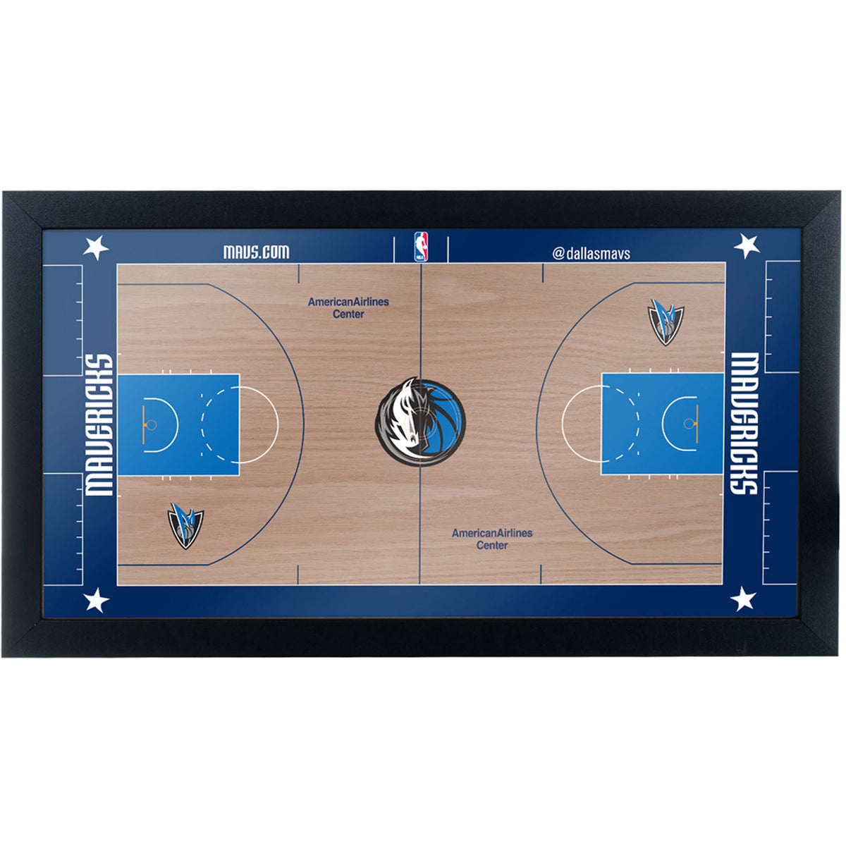 NBA Court Framed Plaque W8598