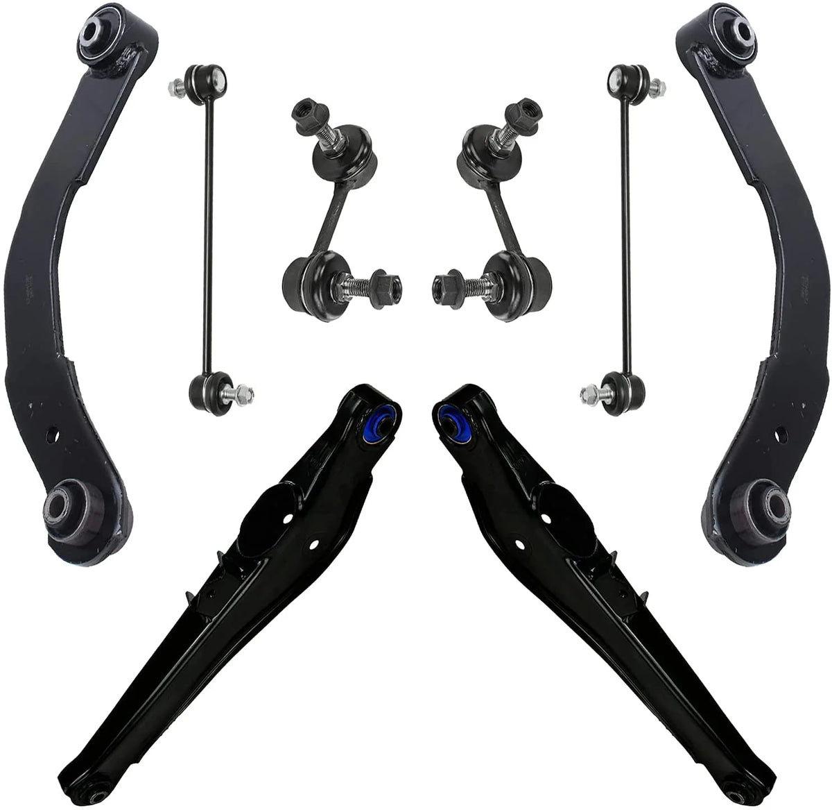 Rear Upper & Lower Control Arms + Front Rear Sway Bars R70105