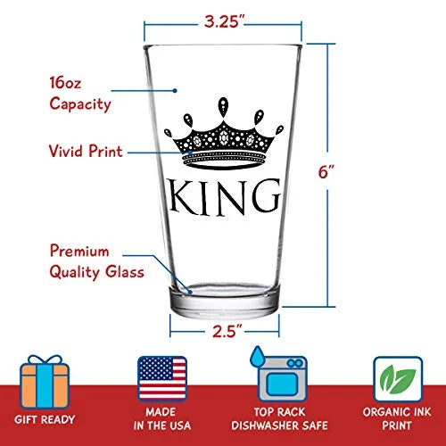 Beer and Wine Glass Gift Set of 2 P72684