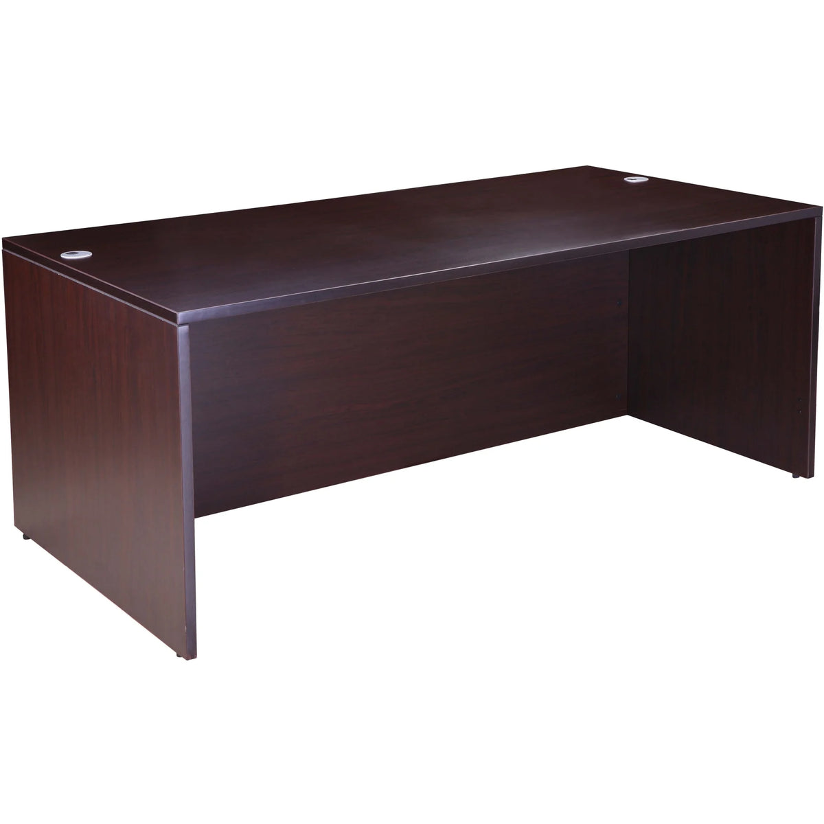 Mocha 71-Inch U-Shape Desk with File Storage Pedestal and Hutch M375108
