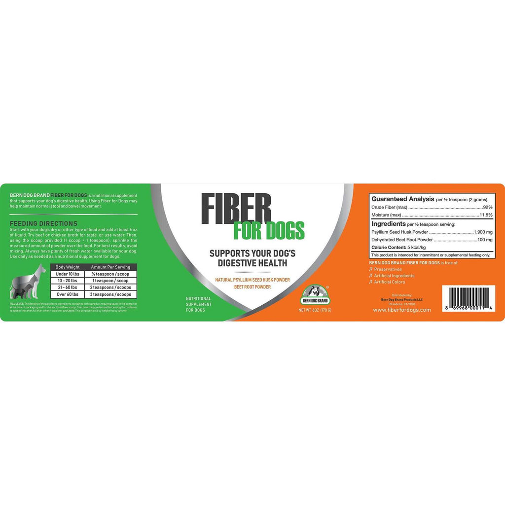 Fiber for Dogs Psyllium Seed Husk & Beet Root Powder X10929