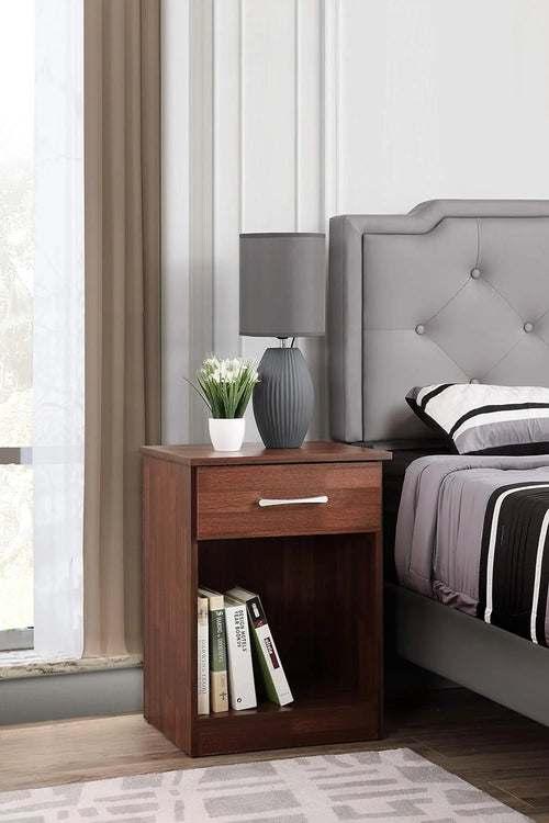 1 Drawer Cherry Nightstand T694603